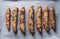 Sliced Biscotti, Italian cookies