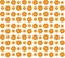 Sliced carrots seamless pattern. Healthy eating.