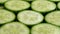 Sliced fresh green organic cucumber close up. Healthy ingredients.