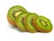 Sliced fresh kiwi