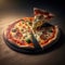 Sliced Fresh Pizza render