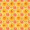 Sliced Fruits Background. Strawberry, Pineapple, Orange