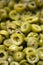 Sliced green olives