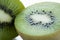 Sliced kiwis, close-up