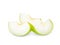 Sliced monkey apple or jujube isolated on the white