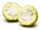 Sliced osage oranges or Maclura