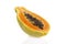 Sliced papaya