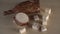 Sliced pieces of yucca root on a wooden kitchen board