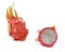 Sliced pitaya dragon fruit