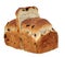 Sliced raisin cinnamon bread