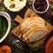 Sliced roasted tukey breast for Thanksgiving or Christmas