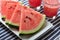 Sliced water melon