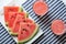 Sliced water melon
