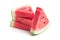 Sliced watermelon