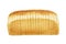 SLICED WHITE BREAD ON WHITE BACKGROUND