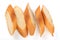 Slices of bread baguette