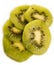 Slices of kiwi fruits