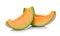 Slices Melon on the white background