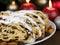 Slices of Stollen Cake