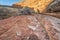 Slickrock at canyon bottom in Colorado