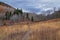 Slide Canyon hiking trail fall leaves mountain landscape view, around Y Trail, Provo Peak, Slate Canyon, Rock Canyon, Wasatch Rock