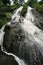 Slide Waterfall, also known as Catarata El Tobogan, tumles down in Viento Fresco, Costa Rica.