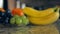 Sliding clip of assorted fruits