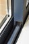 Sliding glass door detail and rail embed