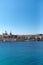 Sliema azure harbour with yachts, Malta,.