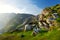 Slieve League, Irelands highest sea cliffs, located in south west Donegal along this magnificent costal driving route.