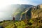 Slieve League, Irelands highest sea cliffs, located in south west Donegal along this magnificent costal driving route. Wild