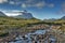 Sligachan and black cullin mountains