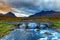 Sligachan Glen, Marsco mountain, Skye, Inner Hebrides in Highlands, Scotland.