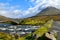 Sligachan Isle of Skye, Old stone bridge with a beautiful panorama