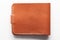 Slim brown color leather wallet