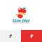 Slim Diet Health Food Fruit Healthy Life Logo