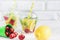 Slimming Water Fruit Assortment Drink with Mint