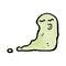 slimy cartoon ghost