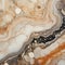 Slimy Marble: Abstract Artwork In Black And Beige