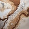 Slimy Marble: A Fluid Landscape Of Earth Tones And Detailed Imagery