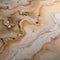 Slimy Marble: A Naturalistic Landscape Of White And Brown Swirls