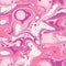Slimy Marble: Pink Stone Wallpaper With Psychedelic Pop Style