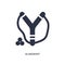 slingshot icon on white background. Simple element illustration from camping concept