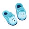Slippers home footwear isolated pear for kids flip flops