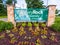 Slippery Rock, Pennsylvania, USA 6/21/2019 The Slippery Rock University sign at an entrance to the campus