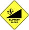 Slippery slope sign