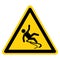 Slippery Symbol Sign, Vector Illustration, Isolate On White Background Label .EPS10