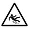 Slippery Symbol Sign, Vector Illustration, Isolate On White Background Label .EPS10