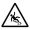 Slippery Symbol Sign, Vector Illustration, Isolate On White Background Label .EPS10