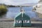 Slipway jetty at lake loch launch for water boats and canoes at Lomond Scotland